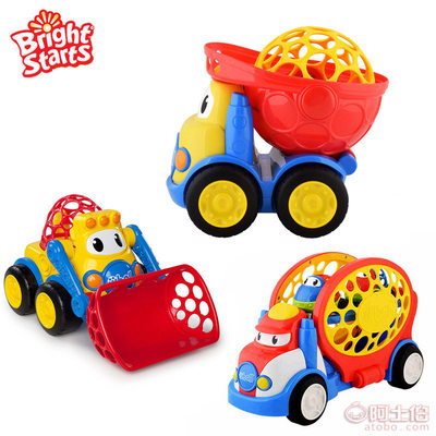 【Bright StartsBrightStarts正版美国BrightStartsOball奥波软球小车玩具球儿童小车0】 - 产品库